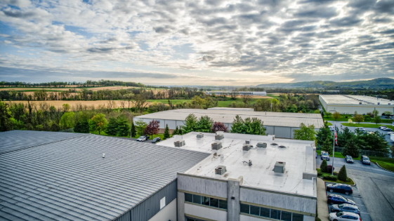 A new commercial roof, the final step in a commercial roofing project timeline